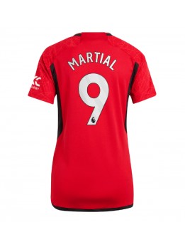 Manchester United Anthony Martial #9 Heimtrikot für Frauen 2023-24 Kurzarm